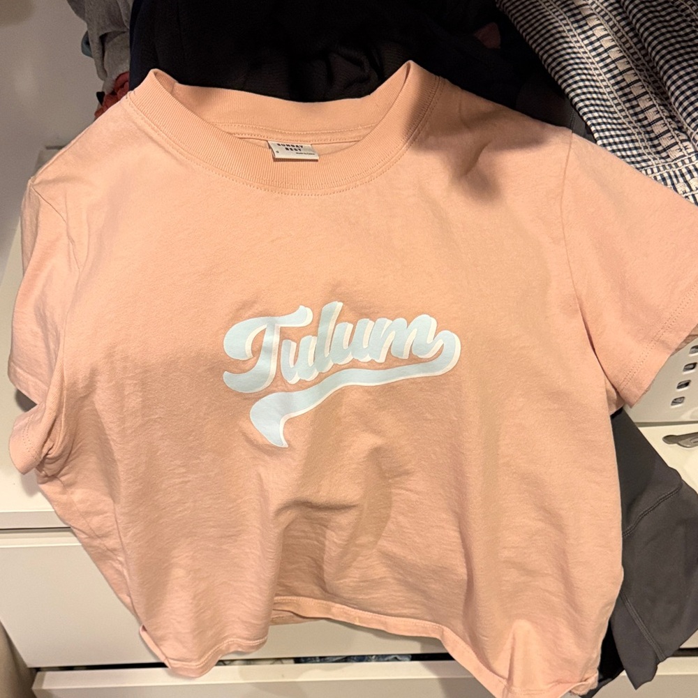 Sunday Best Peach Tulum Tee